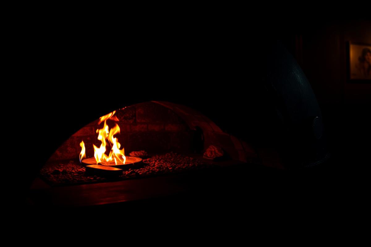 Four à bois de la pizzeria Fabbrica